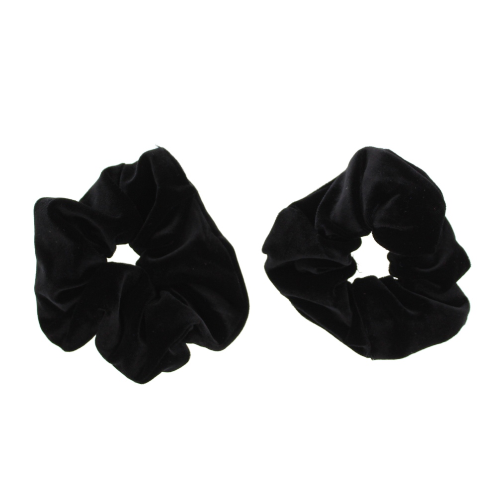 Zac's Alter Ego - Luxury velvet Hair scrunchie - Black